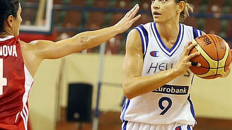 Evantija Maltsi svarīgos brīžos nospēlēja veiksmīgi
Foto: eurobasketwomen2009.com