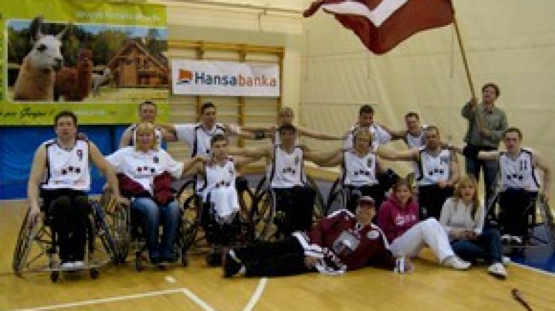 Latvijas ratiņbasketbola izlase