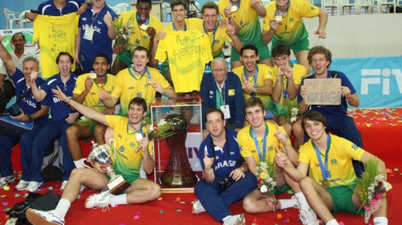 Brazīlijas U-21 volejbola komanda
Foto: www.fivb.com