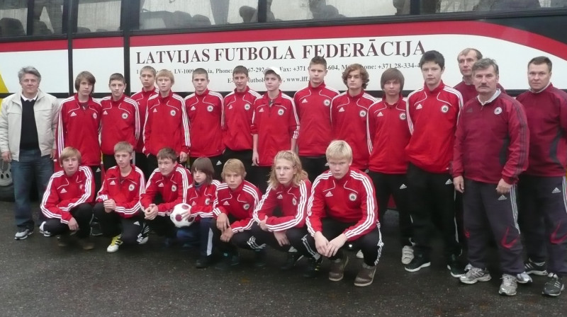 Latvijas U-15 futbola izlase
Foto: LFF