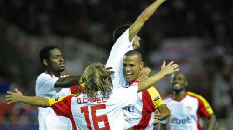 ''Sevilla'' spēlētāji
Foto: AP/Scanpix