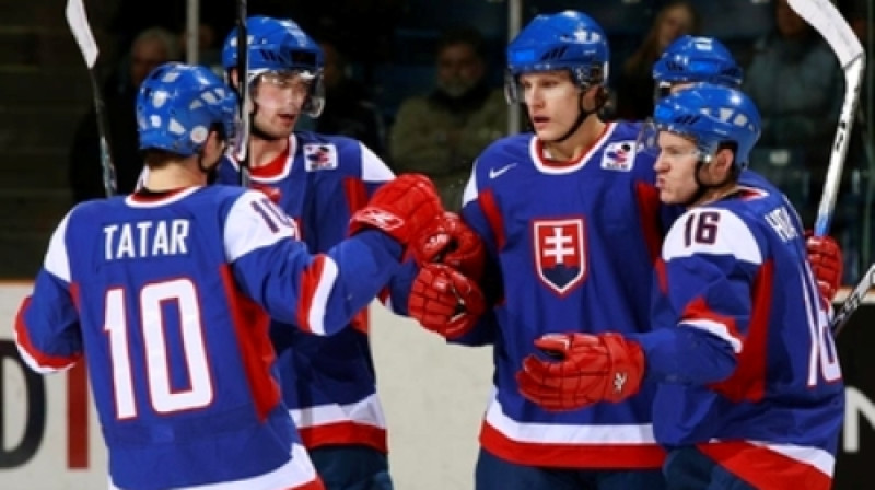 Slovākijas U-20 hokejisti
Foto: www.iihf.com