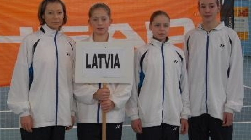 Latvijas U-14 meiteņu komanda
Foto: tenniseurope.org