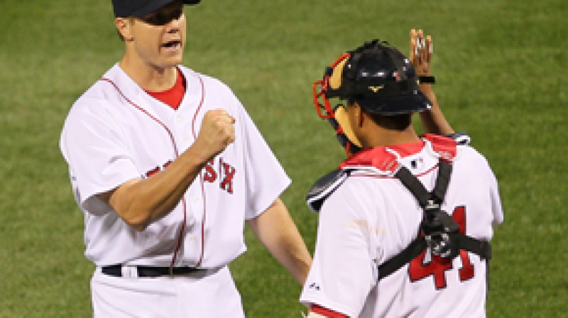 Bostonas "Red Sox" beisbolisti
Foto: AP/Scanpix