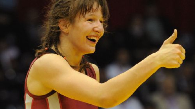 Anastasija Grigorjeva Eiropas čempionāta zeltam pievienojusi arī sudrabu
Foto: AFP/Scanpix
