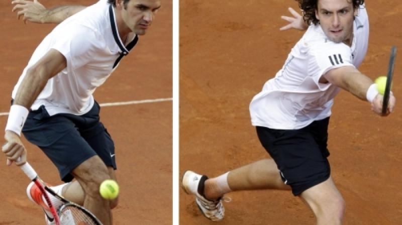 Rodžers Federers pret Ernestu Gulbi
Foto: AP/Scanpix