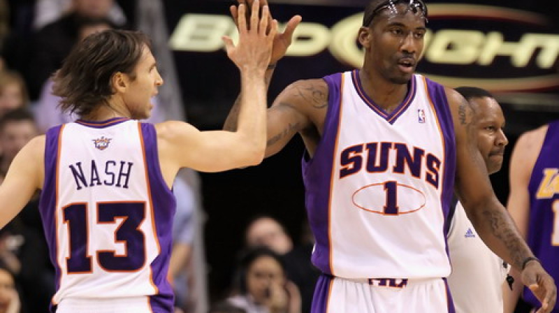 "Suns" bīstamais duets: Nešs un Staudamaiers
Foto: AP/Scanpix