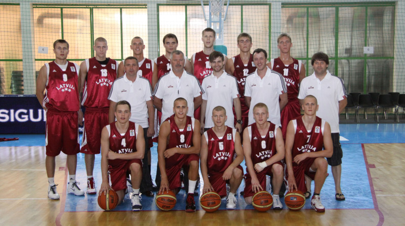 Latvijas U-20 valstsvienība 
Foto: FIBA Europe