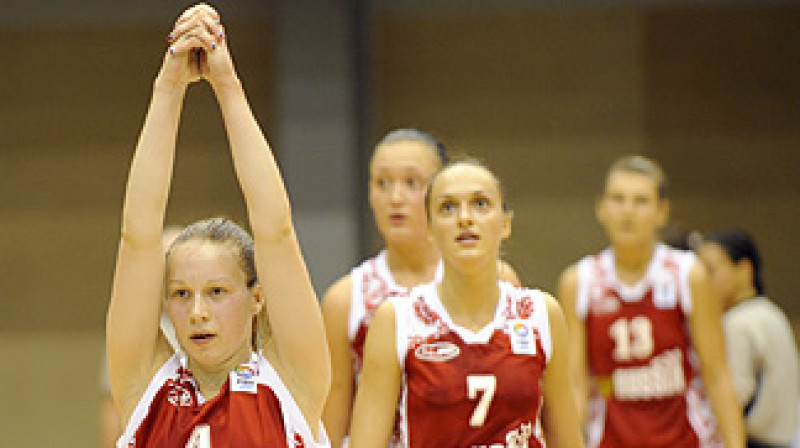 Krievijas U20 izlases basketbolistes
Foto: Romāns Kokšarovs, "Sporta Avīze", FIBA Europe/f64