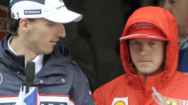Roberts Kubica un Kimi Raikonens nākamgad nebūs komandas biedri
Foto: AFP/Scanpix