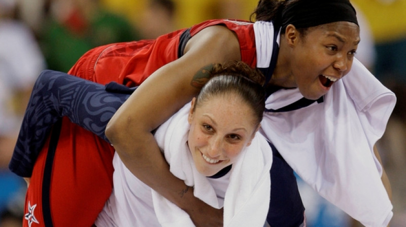Cappie Pondexter un Diana Taurasi, divkārtējās WNBA Čempiones "Phoenix Mercury" sastāvā (2007, 2009)
Foto: USA Basketball