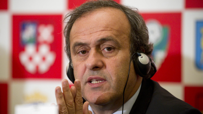UEFA prezidents Mišels Platinī 
Foto: AP/Scanpix