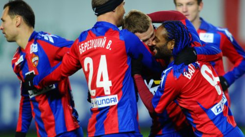 "CSKA" futbolistiem ir iemesls gavilēt
Foto: ITAR-TASS