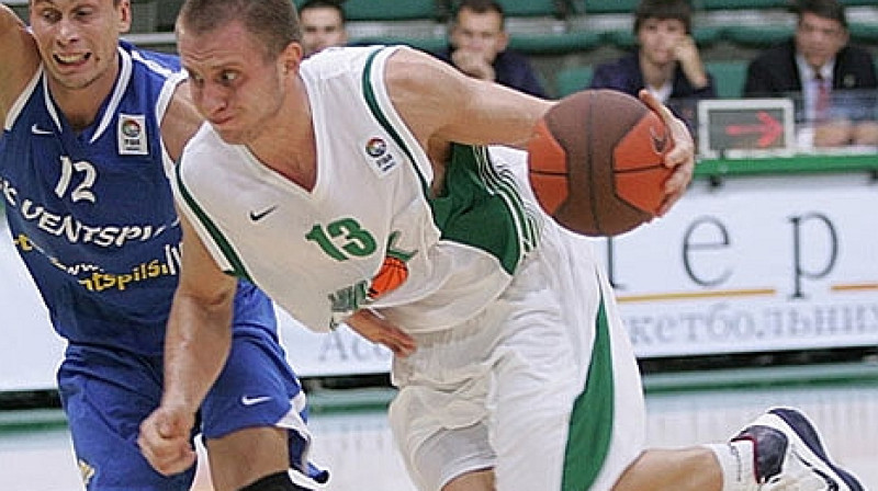 "Khimik" pagaidām vienīgajā Izaicinājuma kausa spēlē savās mājās piekāpās ventspilniekiem.
Foto: fibaeurope.com