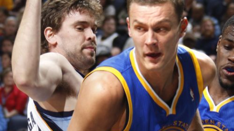 Andris Biedriņš atkal starp labākajiem NBA 
Foto: AP/Scanpix