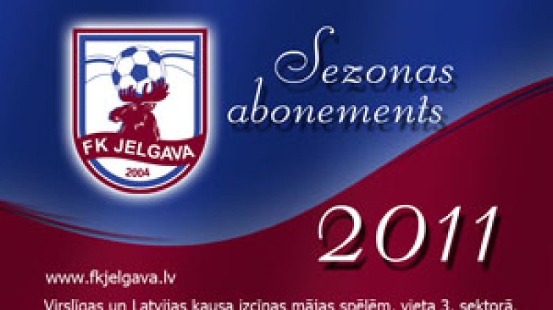 FK Jelgava sezonas abonements 2011
