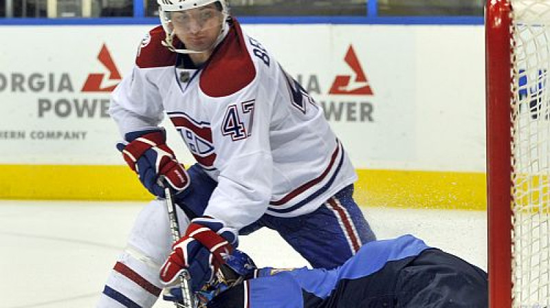 Marks Andrē Beržerons gatavs atgriezties NHL
Foto: AP/Scanpix