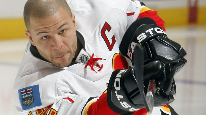 "Flames" kapteinis Džeroms Iginla 
Foto: AFP/Scanpix