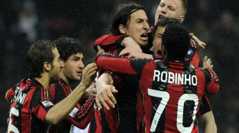''Milan'' futbolisti var līksmot
Foto: AFP/Scanpix
