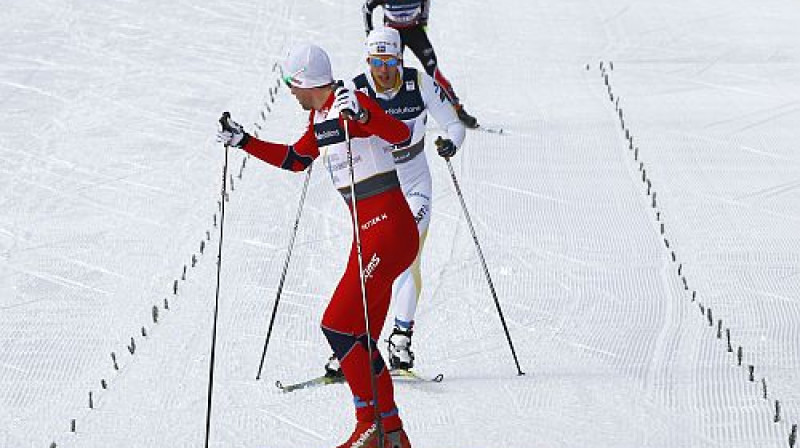 Petera Northuga augstprātīgais finišs
Foto: Reuters/Scanpix