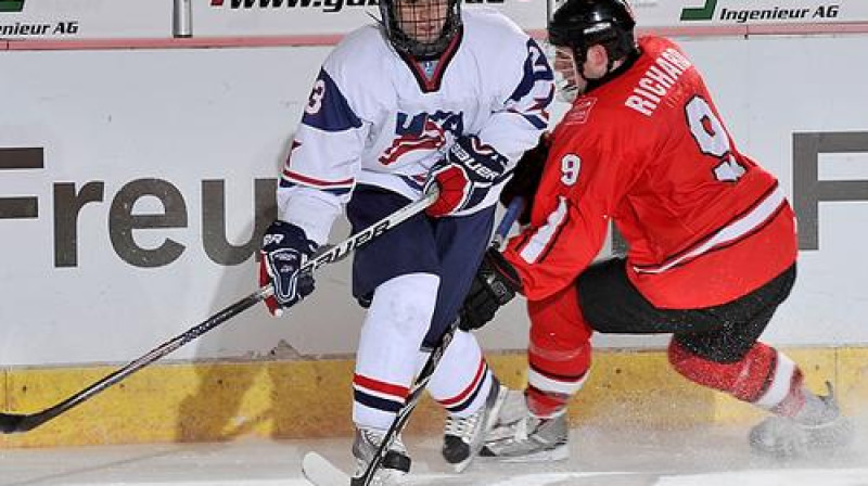 Epizode no ASV - Šveices spēles
Foto: iihf.com