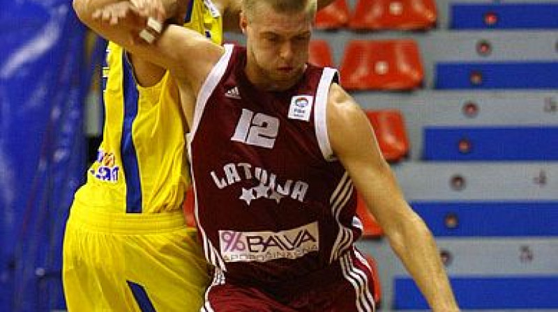 Latvijas U20 izlases līderis Jānis Antrops 
Foto: FIBA Europe