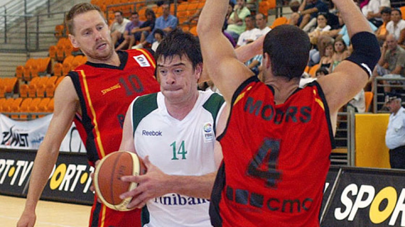 Migels Miranda uzbrukumā 
Foto: FIBA Europe