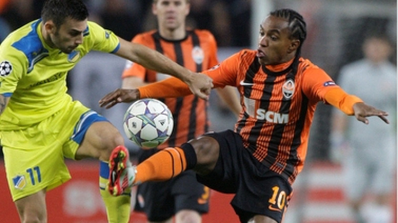 Epizode no "Shakhtar" un APOEL spēles
Foto: AP/Scanpix