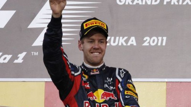 Sebastians Fetels - divkārtējais F1 čempions
Foto: AP/Scanpix