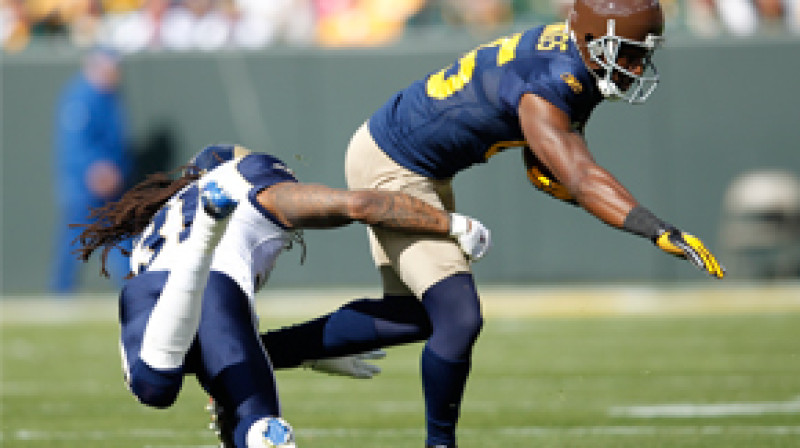 "Rams" nespēja apturēt "Packers"
Foto: AP/Scanpix