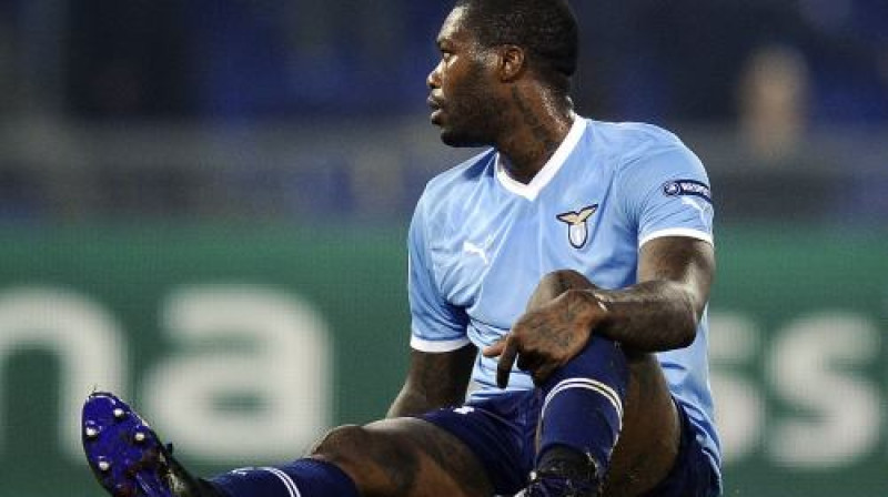 No Džibrila Sisē panākumiem uzbrukumā daudz kas būs atkarīgs "Lazio" spēlē. 
Foto: AFP/Scanpix