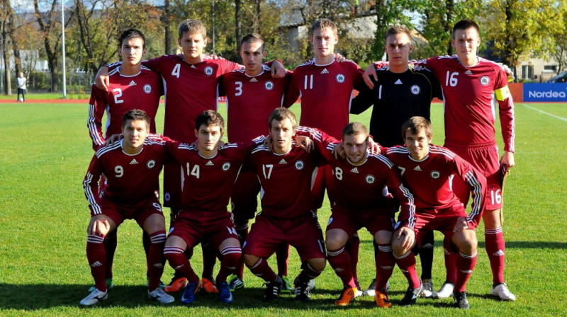 Latvijas U-21 izlase
Foto: Romualds Vambuts, Sportacentrs.com