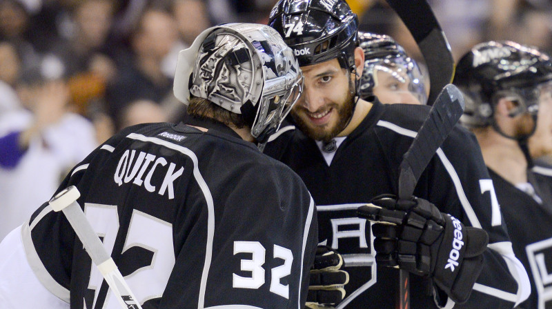 Džonatans Kviks un Dvaits Kings 
Foto: AP/Scanpix