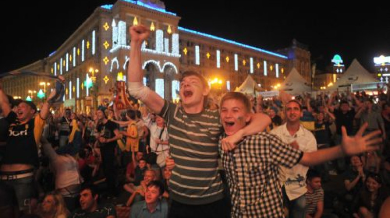 Neaprakstāms prieks Ukrainā
Foto: AFP/Scanpix