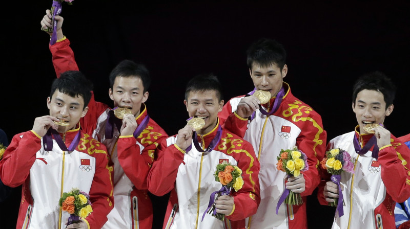 Ķīnas komanda
Foto: AP/Scanpix