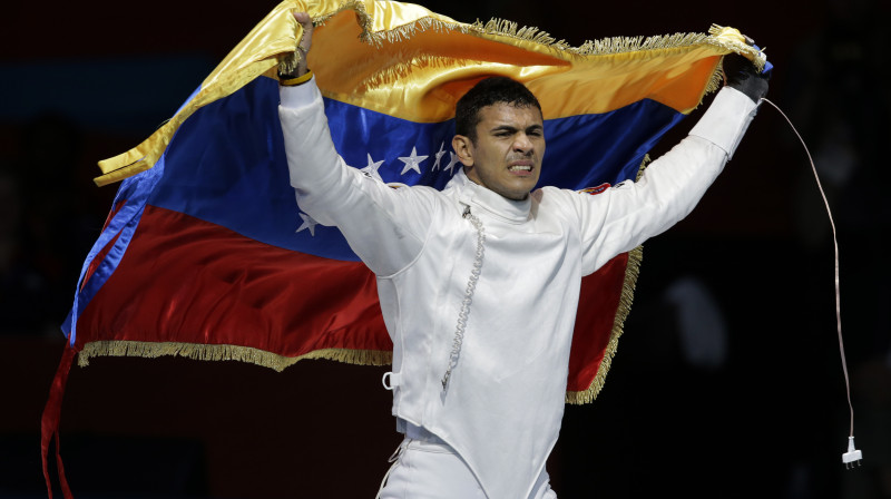 Olimpiskais čempions Rubēns Limardo 
Foto: AP/Scanpix