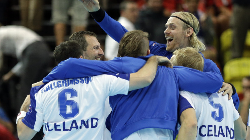 Islandes komandas prieks
Foto: AP/Scanpix