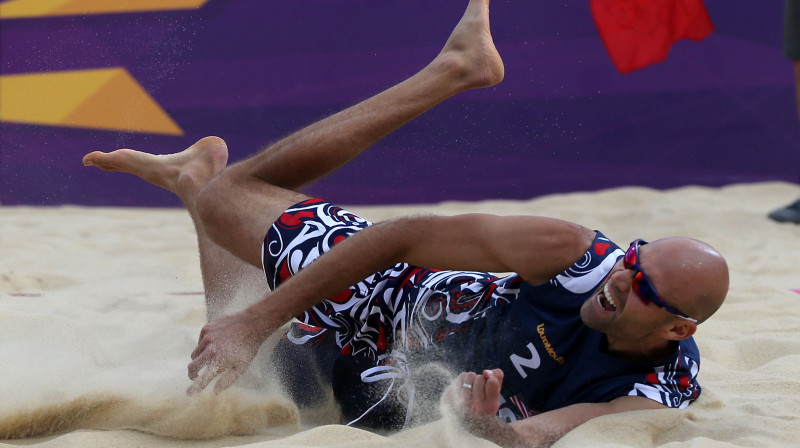 Fila Dalhauzera sapnis pēc vēl viena olimpiskā zelta aprāvies astotdaļfinālā 
Foto: AP/Scanpix