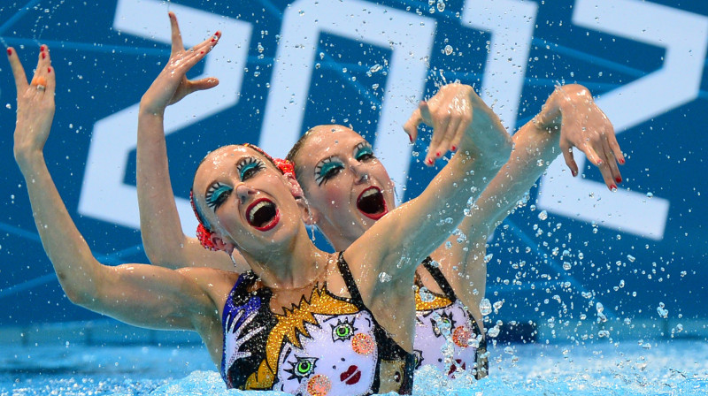 Natālija Iščenko un Svetlana Romašina
Foto: AFP/Scanpix