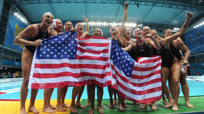 ASV sieviešu ūdenspolo izlase
Foto: AFP/Scanpix