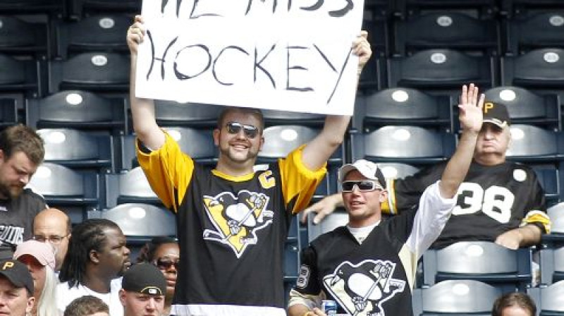 Pitsburgas "Penguins" fani
Foto: AFP/Scanpix