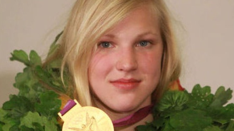 Rūta Meilutīte: Olimpiskā un Pasaules čempione 15 gadu vecumā
Foto: AFP/Scanpix