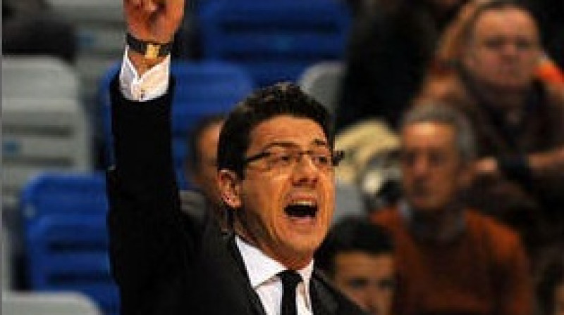 "Bilbao Basket" galvenais treneris Fotis Kacikaris
Foto: AFP / Scanpix