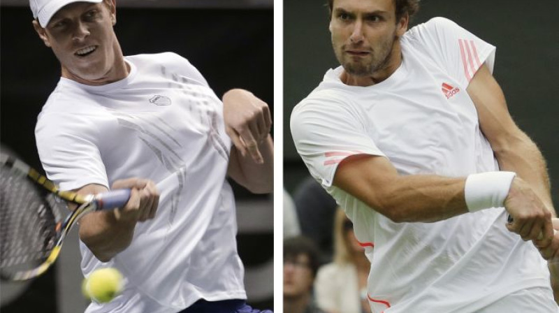 Sems Kverijs un Ernests Gulbis
Foto: AFP/Scanpix