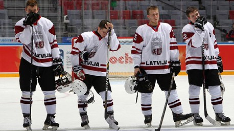 Latvijas U-18 hokeja izlase
Foto: Francois Laplante/HHOF-IIHF Images