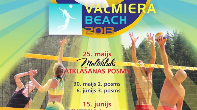 25. maijā 10:00 sāksies 2013. gada sezonas čempionāta spēles "Valmiera beach" ietvaros