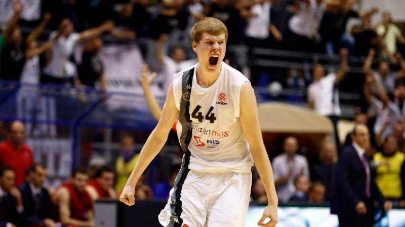 Dāvis Bertāns #44, "Partizan Belgrade"
Foto: Reuters/ Scanpix