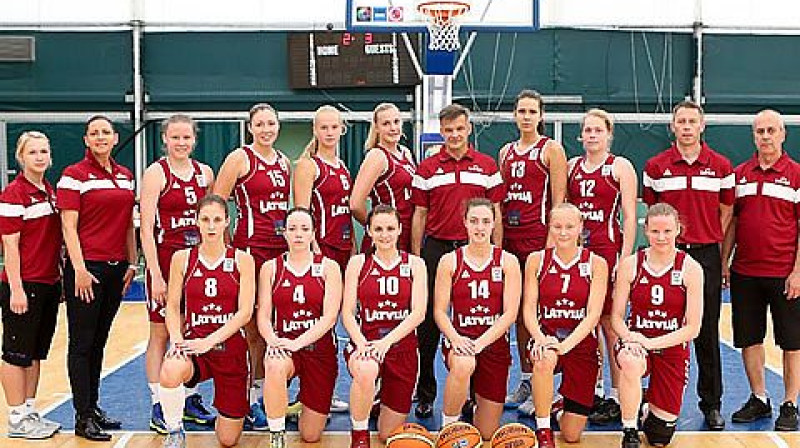 Latvijas U20 sieviešu basketbola izlase
Foto: www.fibaeurope.com