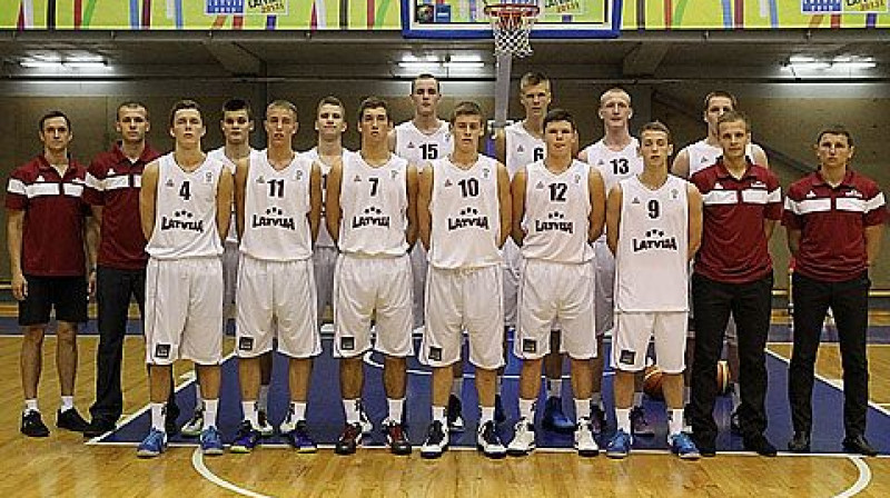 Latvijas U18 izlase Liepājas Olimpiskajā centrā
Foto: Mārtiņš Sīlis, www.fibaeurope.com