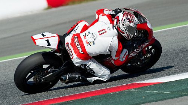 Lēbs testē Moto2 motociklu
Foto: acidmoto.ch